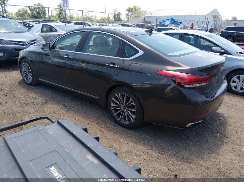 2015 Hyundai Genesis VIN KMHGN4JEXFU064318 IAAI salvage auction — NORMAL WEAR, Original (Ohio), sold $1,050 on 2026-07-30 (photo 3)