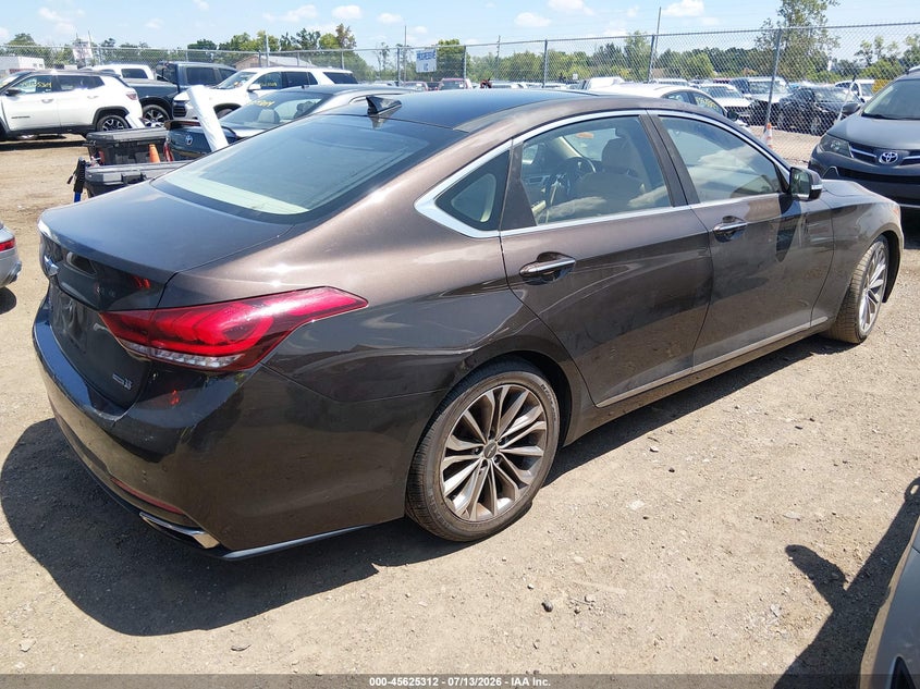 2015 Hyundai Genesis VIN KMHGN4JEXFU064318 IAAI salvage auction — NORMAL WEAR, Original (Ohio), sold $1,050 on 2026-07-30 (photo 4)