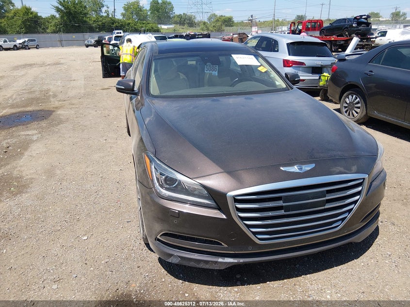 2015 Hyundai Genesis VIN KMHGN4JEXFU064318 IAAI salvage auction — NORMAL WEAR, Original (Ohio), sold $1,050 on 2026-07-30 (photo 6)
