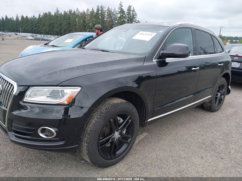 2016 Audi Q5 VIN WA1L2AFP4GA048259 IAAI salvage auction — REAR END, Bill Of Sale (Washington), sold $525 on 2026-07-29 (photo 2)
