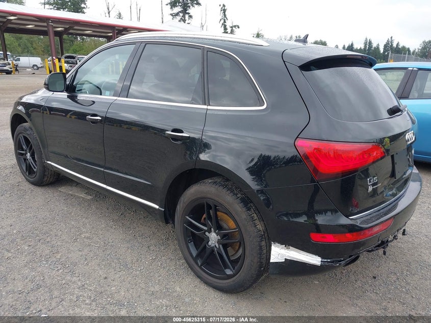 2016 Audi Q5 VIN WA1L2AFP4GA048259 IAAI salvage auction — REAR END, Bill Of Sale (Washington), sold $525 on 2026-07-29 (photo 3)