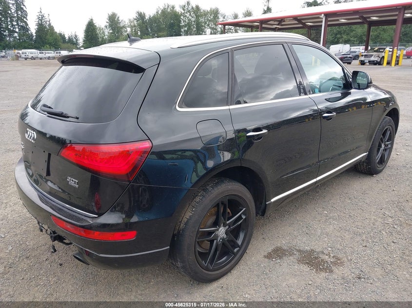 2016 Audi Q5 VIN WA1L2AFP4GA048259 IAAI salvage auction — REAR END, Bill Of Sale (Washington), sold $525 on 2026-07-29 (photo 4)