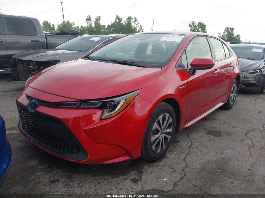 2021 Toyota Corolla VIN JTDEAMDE7MJ018771 IAAI salvage auction — ROOF, Salvage (Ohio), sold $7,100 on 2026-07-26 (photo 2)