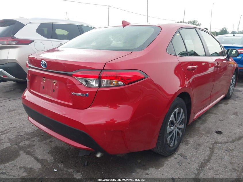 2021 Toyota Corolla VIN JTDEAMDE7MJ018771 IAAI salvage auction — ROOF, Salvage (Ohio), sold $7,100 on 2026-07-26 (photo 4)