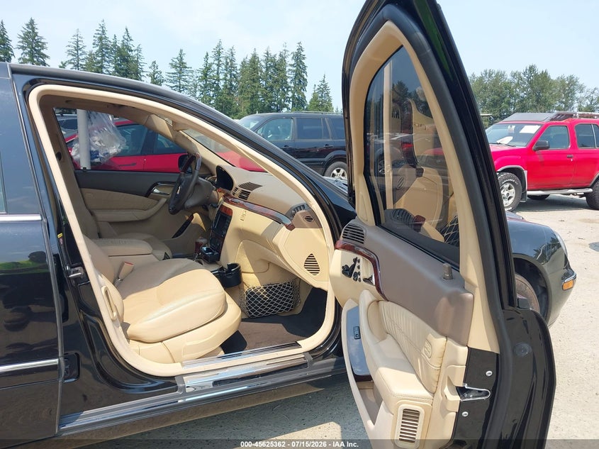 2003 Mercedes-benz S class VIN WDBNG75J03A329001 IAAI salvage auction — LEFT REAR, Clear (Washington), sold $2,800 on 2026-07-22 (photo 5)