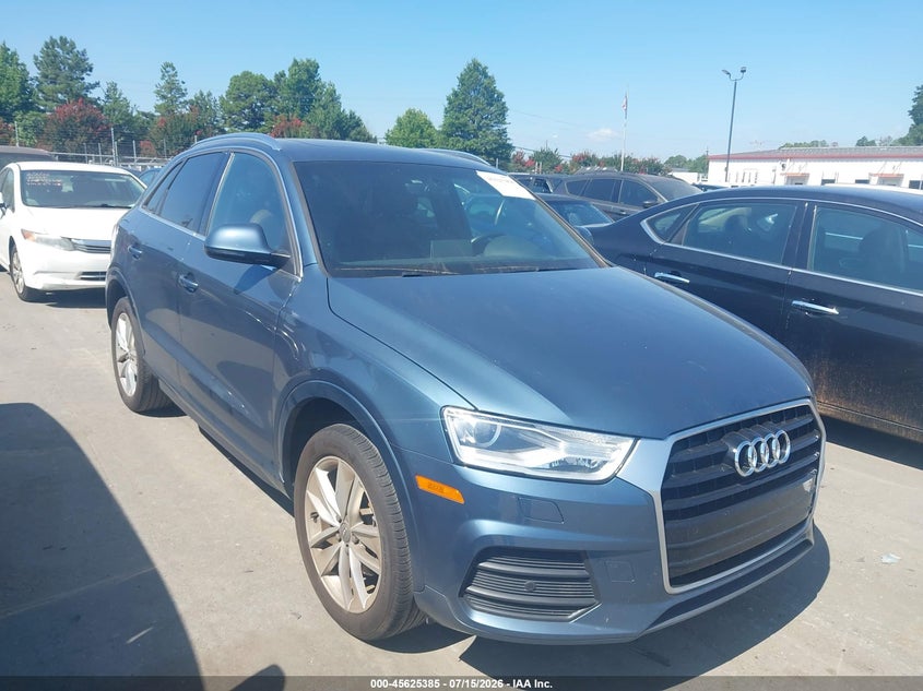 2016 Audi Q3 VIN WA1BFCFSXGR018734 IAAI salvage auction — NORMAL WEAR, Clear-Dealer Only (North Carolina), sold $2,500 on 2026-07-29 (photo 1)