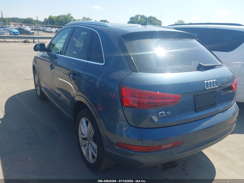 2016 Audi Q3 VIN WA1BFCFSXGR018734 IAAI salvage auction — NORMAL WEAR, Clear-Dealer Only (North Carolina), sold $2,500 on 2026-07-29 (photo 3)
