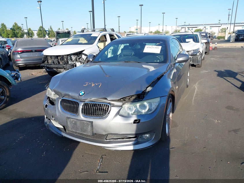 2011 BMW 3 series VIN WBADW7C58BE545236 IAAI salvage auction — FRONT END, Salvage Certificate (California), sold $1,175 on 2026-07-31 (photo 6)