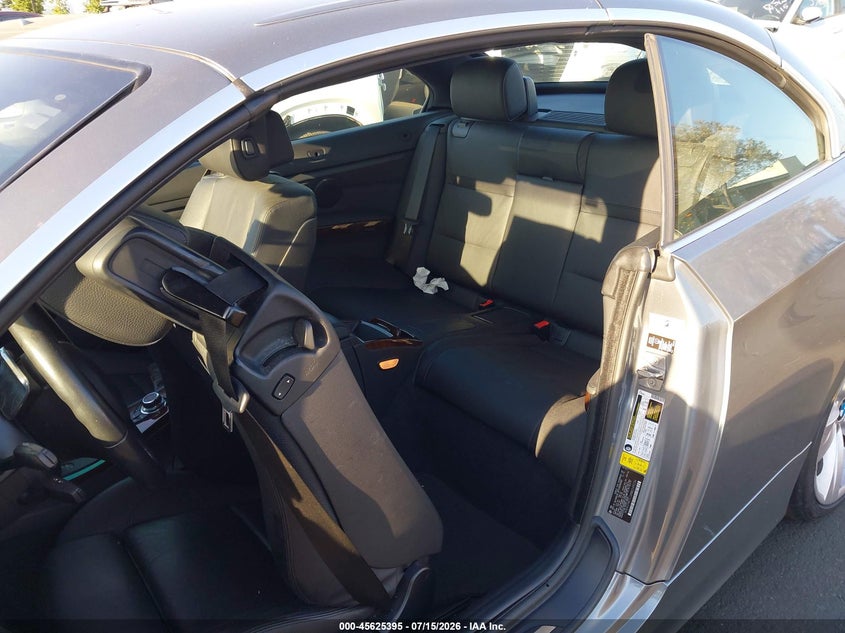 2011 BMW 3 series VIN WBADW7C58BE545236 IAAI salvage auction — FRONT END, Salvage Certificate (California), sold $1,175 on 2026-07-31 (photo 8)