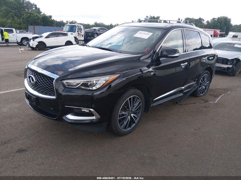 2017 Infiniti Qx60 VIN 5N1DL0MM9HC548543 IAAI salvage auction — LEFT SIDE, Salvage Title, sold $2,975 on 2026-08-28 (photo 2)