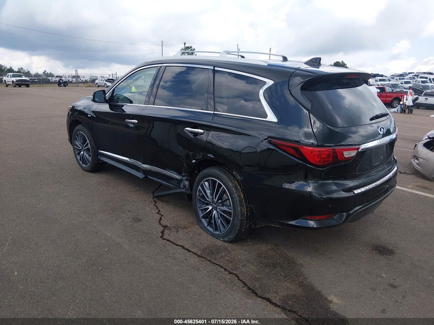 2017 Infiniti Qx60 VIN 5N1DL0MM9HC548543 IAAI salvage auction — LEFT SIDE, Salvage Title, sold $2,975 on 2026-08-28 (photo 3)
