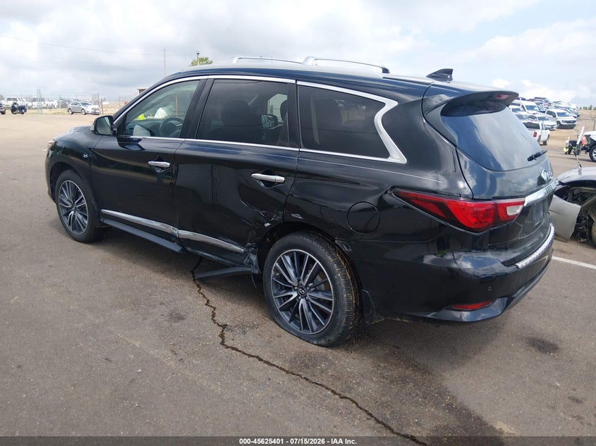 2017 Infiniti Qx60 VIN 5N1DL0MM9HC548543 IAAI salvage auction — LEFT SIDE, Salvage Title, sold $2,975 on 2026-08-28 (photo 6)