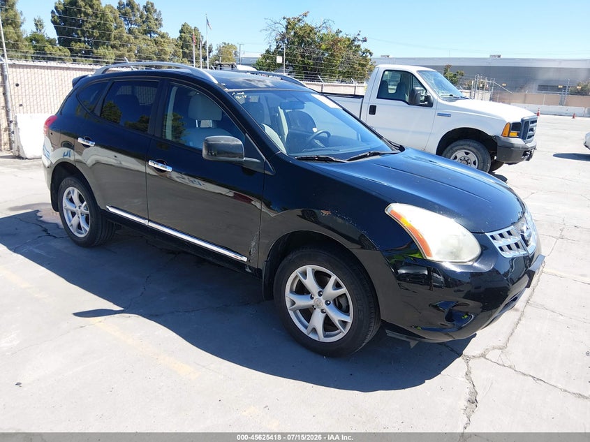 2011 Nissan Rogue VIN JN8AS5MT9BW190238 IAAI salvage auction — REAR END, Salvage (California), sold $525 on 2026-07-29 (photo 1)