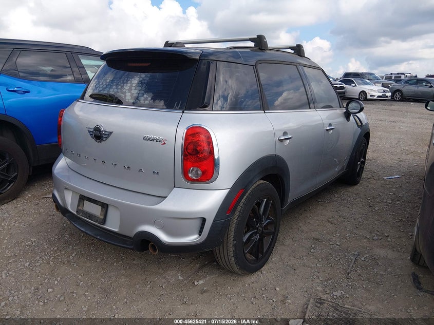 2014 Mini Countryman VIN WMWZC5C50EWP36912 IAAI salvage auction — NORMAL WEAR, Clear (Tennessee), sold $25 on 2026-07-23 (photo 4)
