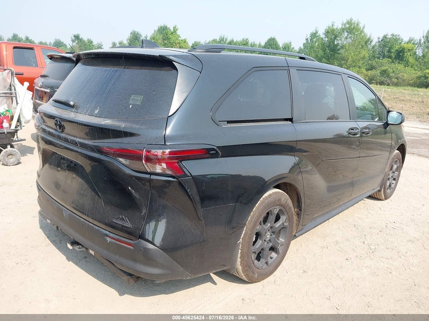 2026 Toyota Sienna VIN 5TDCSKFC7TS255427 IAAI salvage auction — FRONT END, Salvage (Massachusetts), sold $18,150 on 2026-08-20 (photo 4)