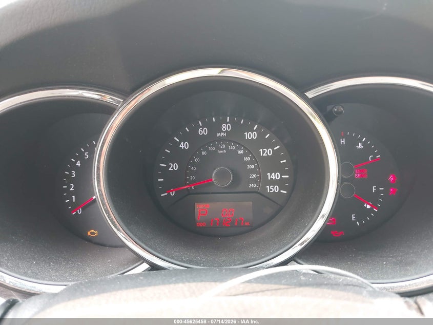 2012 Kia Sorento VIN 5XYKTDA28CG277520 IAAI salvage auction — NORMAL WEAR, Salvage Title, sold $1,100 on 2026-07-22 (photo 7)