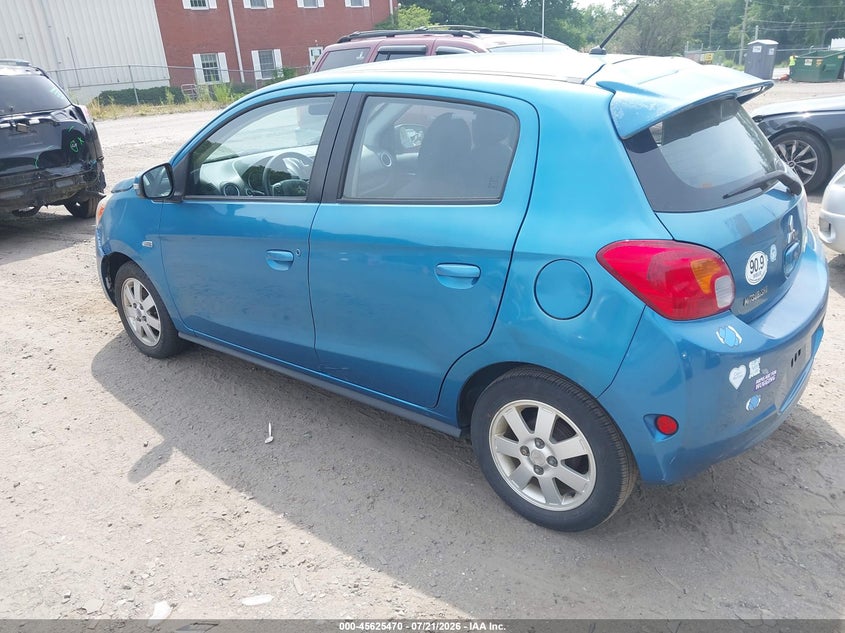 2015 Mitsubishi Mirage VIN ML32A4HJ9FH060446 IAAI salvage auction — NORMAL WEAR, Clear (Massachusetts), sold $850 on 2026-07-28 (photo 3)