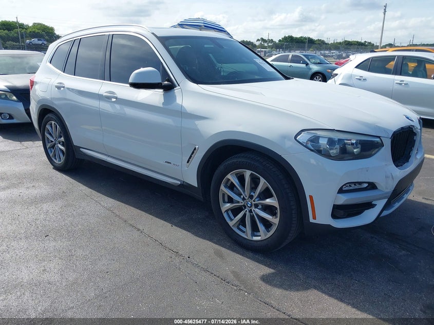 2018 BMW X3 VIN 5UXTR9C56JLD66626 IAAI salvage auction — LEFT FRONT, Rebuildable (Florida), sold $8,000 on 2026-07-31 (photo 1)