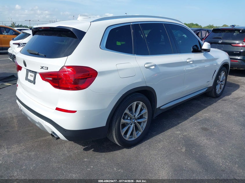 2018 BMW X3 VIN 5UXTR9C56JLD66626 IAAI salvage auction — LEFT FRONT, Rebuildable (Florida), sold $8,000 on 2026-07-31 (photo 4)