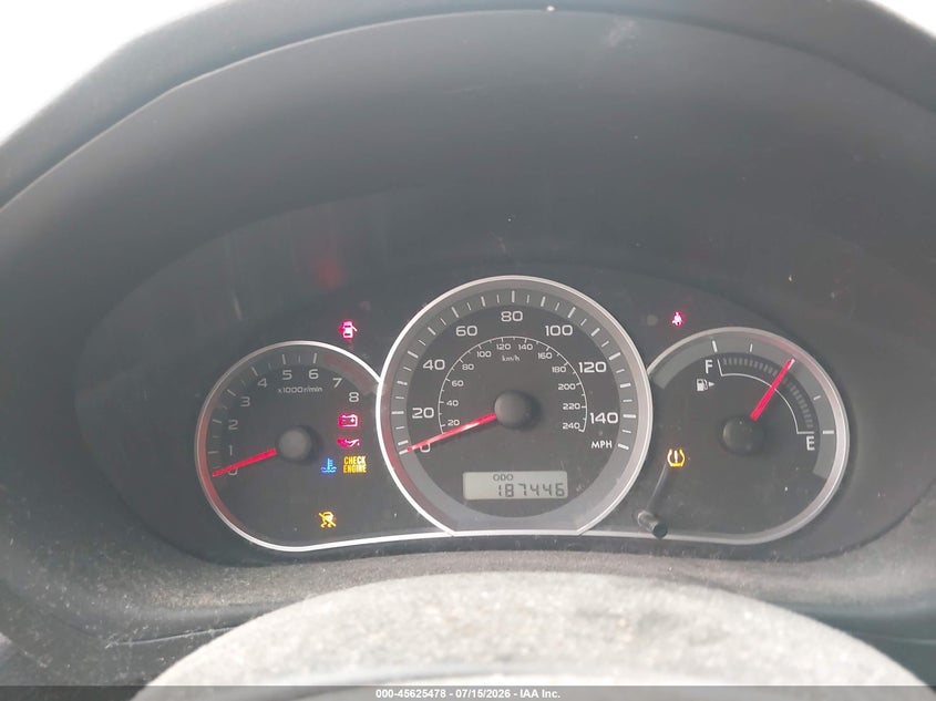 2010 Subaru Impreza VIN JF1GE6B68AG502323 IAAI salvage auction — NORMAL WEAR, Clear (New York), sold $25 on 2026-07-28 (photo 7)