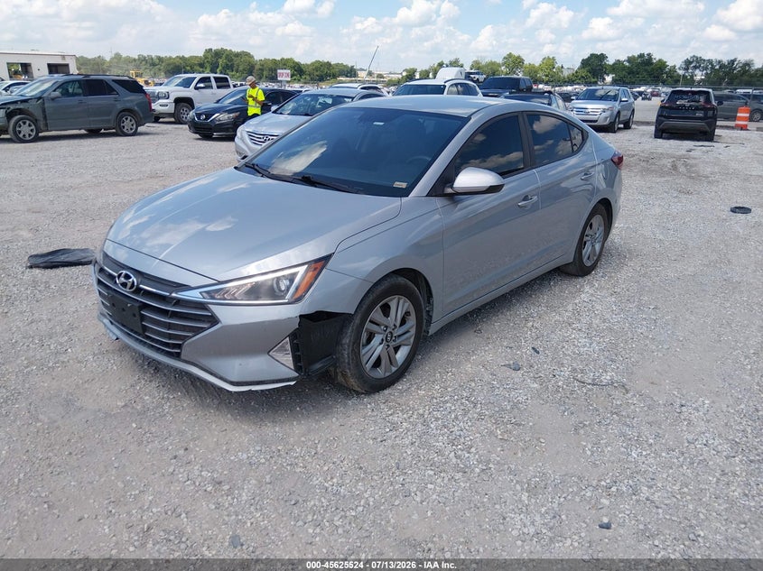 2020 Hyundai Elantra VIN KMHD84LF1LU949664 IAAI salvage auction — LEFT FRONT, Salvage Title, sold $1,550 on 2026-07-20 (photo 2)