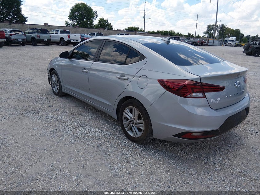 2020 Hyundai Elantra VIN KMHD84LF1LU949664 IAAI salvage auction — LEFT FRONT, Salvage Title, sold $1,550 on 2026-07-20 (photo 3)