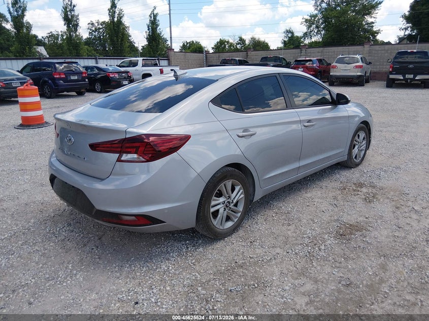 2020 Hyundai Elantra VIN KMHD84LF1LU949664 IAAI salvage auction — LEFT FRONT, Salvage Title, sold $1,550 on 2026-07-20 (photo 4)