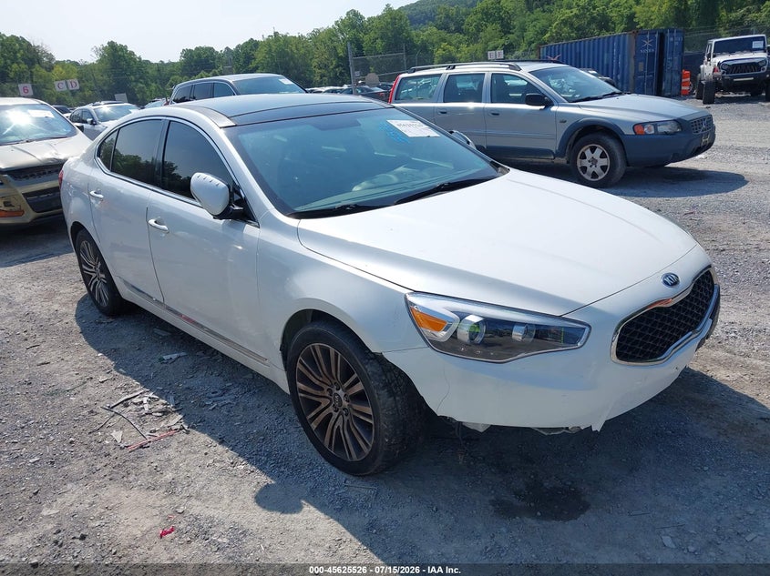 2016 Kia Cadenza VIN KNALN4D76G5211226 IAAI salvage auction — FRONT END, Clear (Virginia), sold $125 on 2026-07-28 (photo 1)