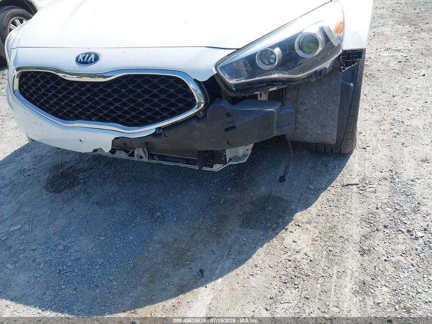 2016 Kia Cadenza VIN KNALN4D76G5211226 IAAI salvage auction — FRONT END, Clear (Virginia), sold $125 on 2026-07-28 (photo 6)