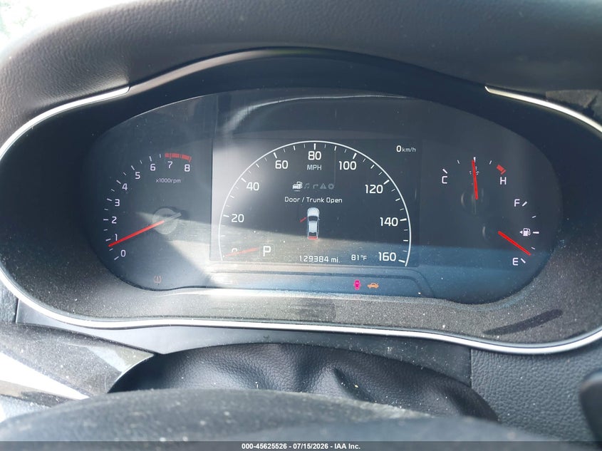 2016 Kia Cadenza VIN KNALN4D76G5211226 IAAI salvage auction — FRONT END, Clear (Virginia), sold $125 on 2026-07-28 (photo 7)