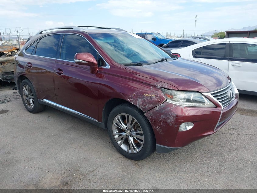 2014 Lexus Rx VIN JTJZK1BA1E2418721 IAAI salvage auction — RIGHT FRONT, Salvage (Arizona), sold $6,100 on 2026-08-02 (photo 1)