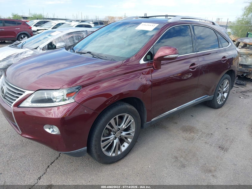 2014 Lexus Rx VIN JTJZK1BA1E2418721 IAAI salvage auction — RIGHT FRONT, Salvage (Arizona), sold $6,100 on 2026-08-02 (photo 2)