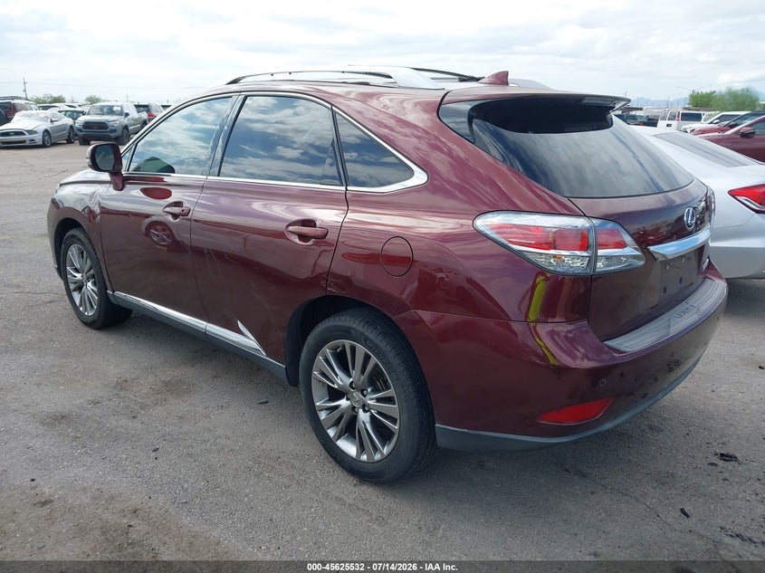 2014 Lexus Rx VIN JTJZK1BA1E2418721 IAAI salvage auction — RIGHT FRONT, Salvage (Arizona), sold $6,100 on 2026-08-02 (photo 3)
