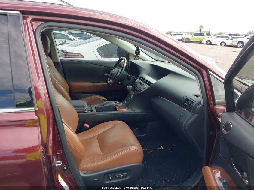 2014 Lexus Rx VIN JTJZK1BA1E2418721 IAAI salvage auction — RIGHT FRONT, Salvage (Arizona), sold $6,100 on 2026-08-02 (photo 5)