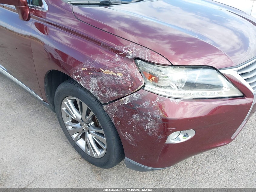 2014 Lexus Rx VIN JTJZK1BA1E2418721 IAAI salvage auction — RIGHT FRONT, Salvage (Arizona), sold $6,100 on 2026-08-02 (photo 6)
