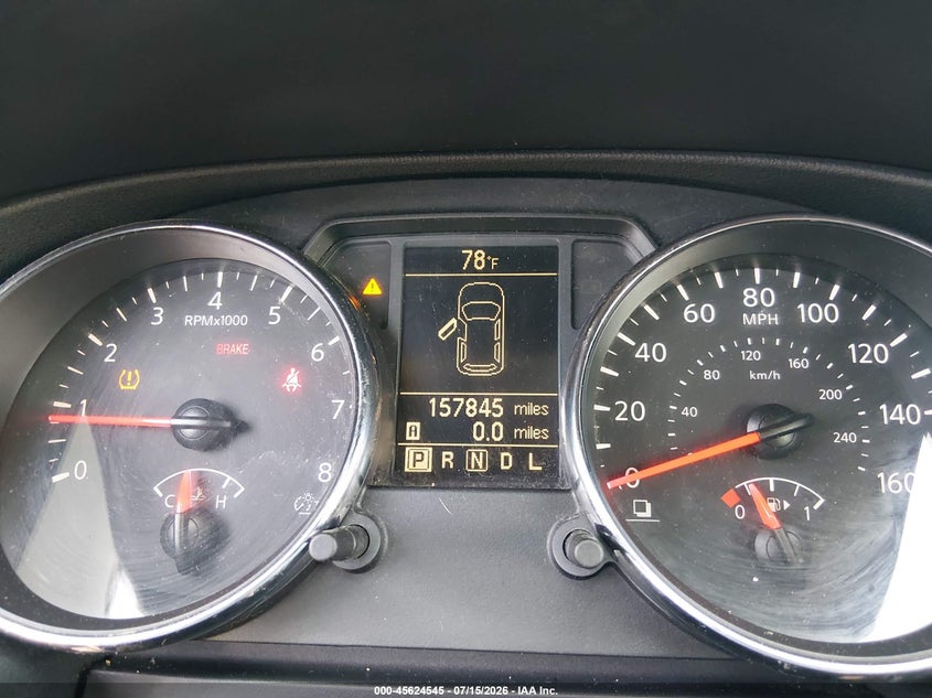 2013 Nissan Rogue VIN JN8AS5MVXDW649331 IAAI salvage auction — NORMAL WEAR, Clear (North Carolina), sold $350 on 2026-07-29 (photo 7)