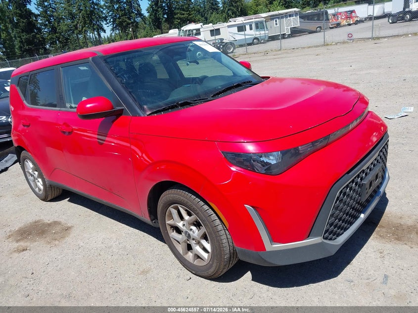 2023 Kia Soul VIN KNDJ23AU6P7190468 IAAI salvage auction — REAR END, Salvage Title, sold $525 on 2026-07-22 (photo 1)