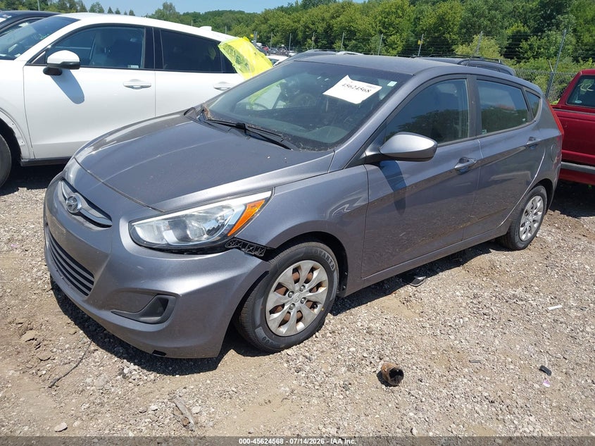 2016 Hyundai Accent VIN KMHCT5AE7GU268831 IAAI salvage auction — NORMAL WEAR, Clear (Illinois), sold $475 on 2026-07-29 (photo 2)