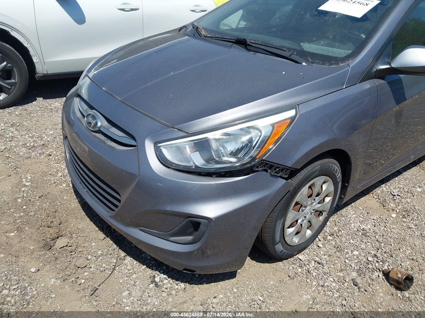 2016 Hyundai Accent VIN KMHCT5AE7GU268831 IAAI salvage auction — NORMAL WEAR, Clear (Illinois), sold $475 on 2026-07-29 (photo 6)