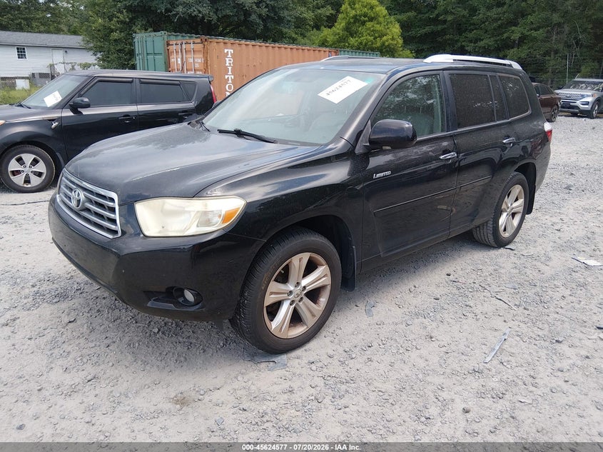 2008 Toyota Highlander VIN JTEDS42A082054614 IAAI salvage auction — NORMAL WEAR, Clear (South Carolina), sold $1,650 on 2026-07-28 (photo 2)