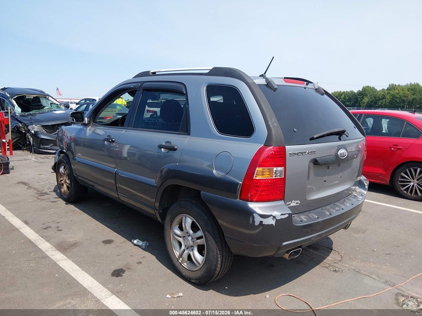 2006 Kia Sportage VIN KNDJE723867249488 IAAI salvage auction — LEFT FRONT, Salvage (North Carolina), sold $25 on 2026-07-29 (photo 3)