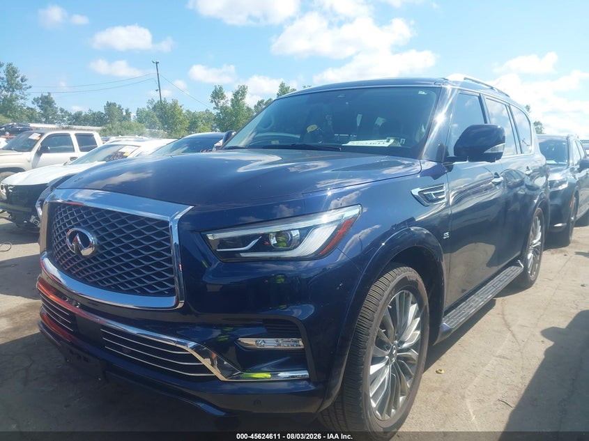 2019 Infiniti Qx80 VIN JN8AZ2NE7K9230969 IAAI salvage auction — HAIL, Salvage (Ohio), sold $11,500 on 2026-08-18 (photo 2)