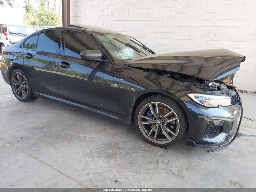 2020 BMW VIN WBA5U9C0XLA380373 IAAI salvage auction — FRONT END, Salvage Title, sold $11,100 on 2026-07-29 (photo 1)
