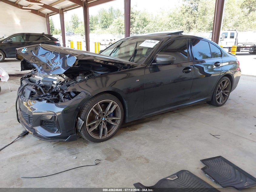 2020 BMW VIN WBA5U9C0XLA380373 IAAI salvage auction — FRONT END, Salvage Title, sold $11,100 on 2026-07-29 (photo 2)