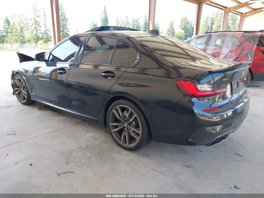 2020 BMW VIN WBA5U9C0XLA380373 IAAI salvage auction — FRONT END, Salvage Title, sold $11,100 on 2026-07-29 (photo 3)