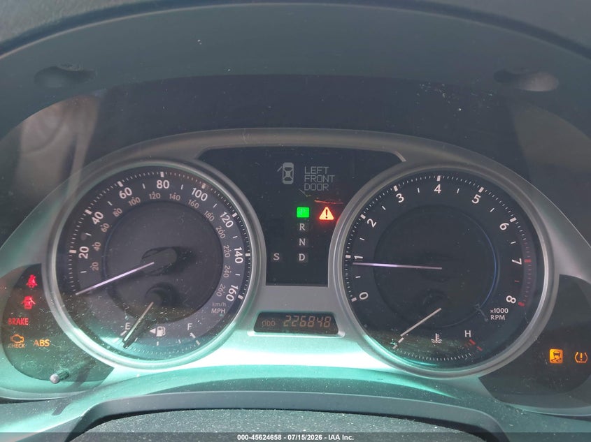 2008 Lexus Is 250 VIN JTHCK262785018777 IAAI salvage auction — NORMAL WEAR, Clear (Illinois), sold $900 on 2026-07-29 (photo 7)
