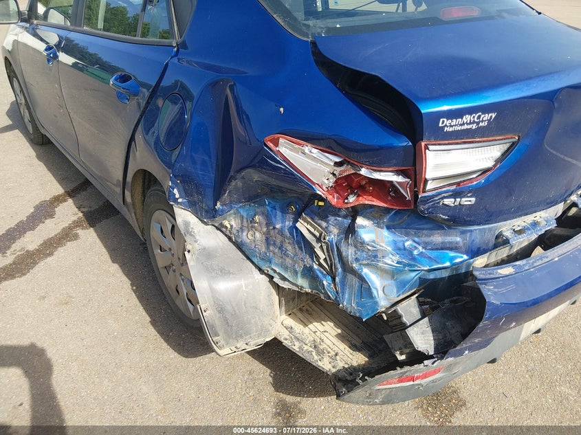 2020 Kia Rio VIN 3KPA24ADXLE317934 IAAI salvage auction — REAR END, Wait Title, sold $2,475 on 2026-09-17 (photo 6)