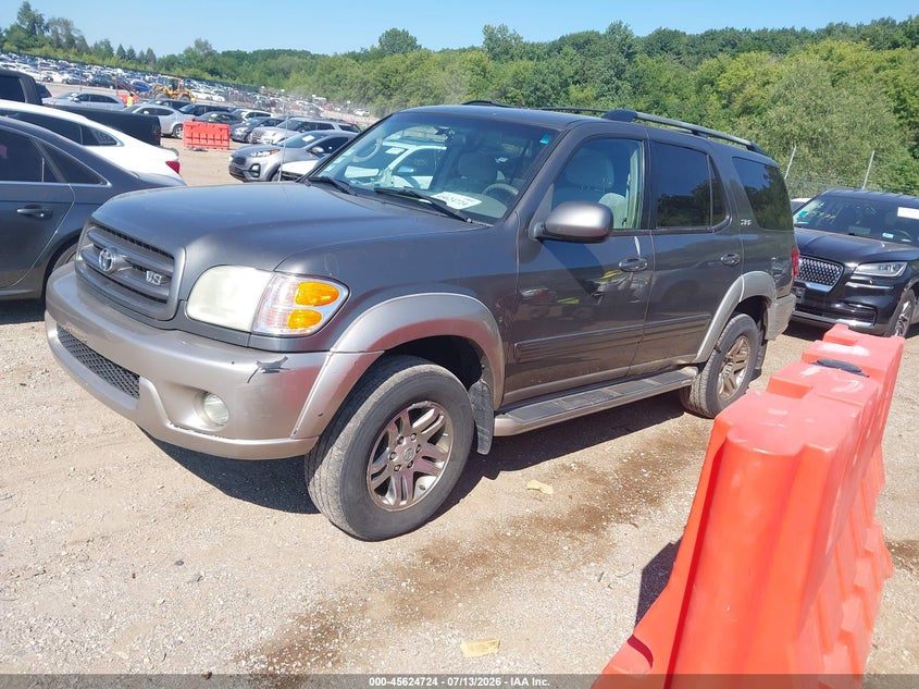 2004 Toyota Sequoia VIN 5TDBT44A74S231510 IAAI salvage auction — NORMAL WEAR, Clear (Illinois), sold $500 on 2026-07-29 (photo 2)
