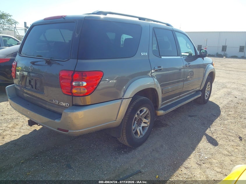 2004 Toyota Sequoia VIN 5TDBT44A74S231510 IAAI salvage auction — NORMAL WEAR, Clear (Illinois), sold $500 on 2026-07-29 (photo 4)