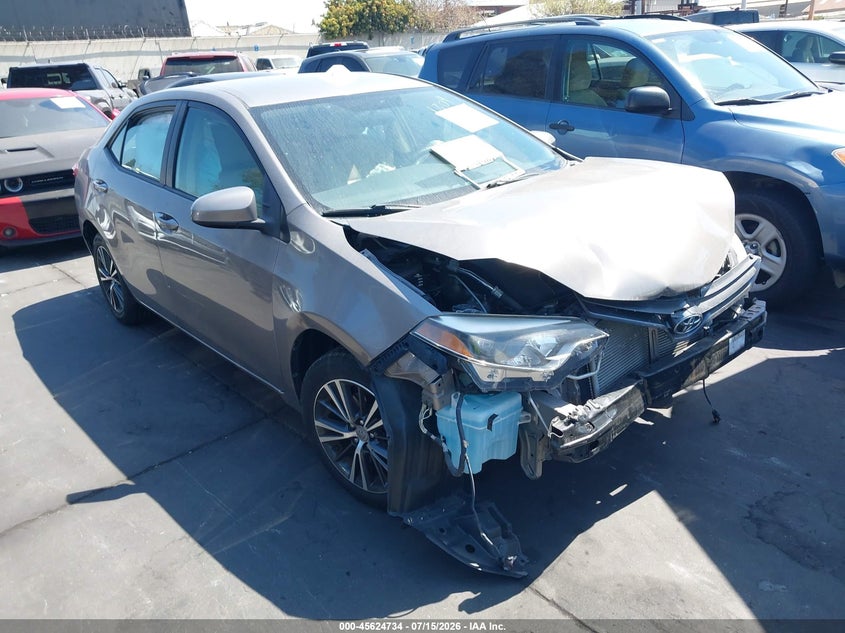 2016 Toyota Corolla VIN 5YFBURHE0GP431309 IAAI salvage auction — RIGHT FRONT, Salvage Certificate (California), sold $2,050 on 2026-07-26 (photo 1)